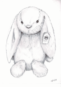 drawing of a bunny